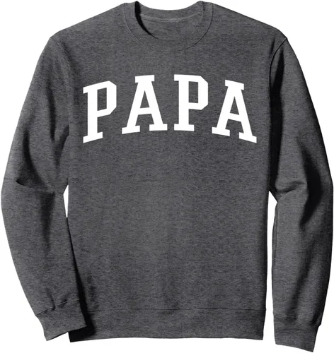Vista 5 de Varsity Papa Sudadera, Negro