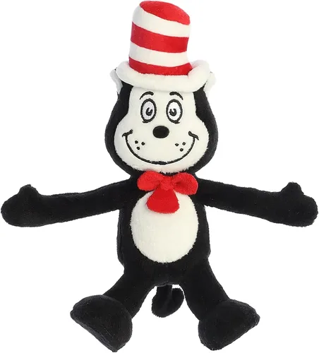 Vista 6 de Aurora® Whimsical Dr. Seuss™ - Animal de peluche con armadura de gato en el sombrero, con licencia oficial para juegos imaginativos, perfecto