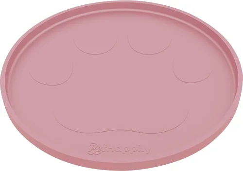 Vista 41 de Tapete grande de silicona para cuencos de comida y agua, bordes elevados para evitar derrames, impermeable, protege el suelo, fácil de limpiar