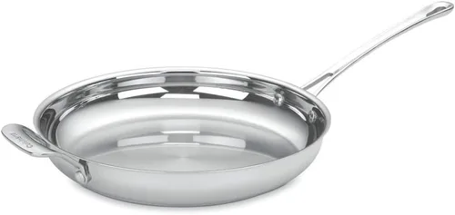 Vista 3 de Cuisinart Sartén abierta con contorno de acero inoxidable de 8 pulgadas