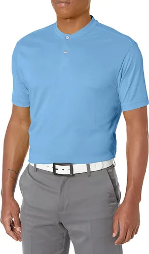 Vista 13 de PGA Tour Polo de manga corta piqué para hombre con nuevo cuello casual azul Blossom