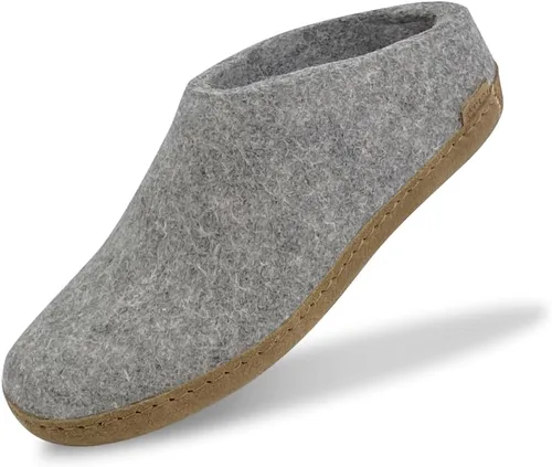 Vista 3 de Pantuflas modelo B para mujer, gris