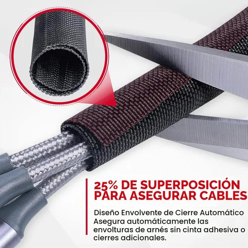 Vista 4 de Telar de alambre trenzado dividido automotriz 1/2 "-16 pies