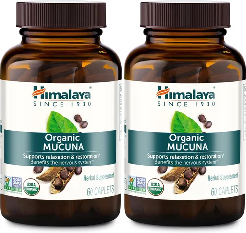 Vista 8 de Himalaya Mucuna Pruriens / Kapikachhu, equivalente a 3,706 de polvo de Mucuna Pruriens para calmar y relajar, 60 unidades (paquete de 1) cápsulas