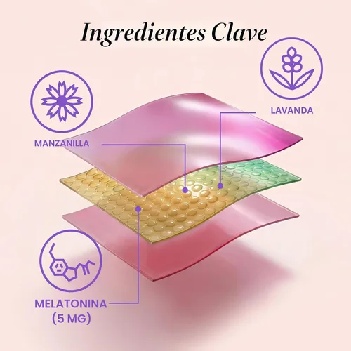 Vista 3 de Love Wellness Sleep* Tiras de derretimiento rápido - Apoyo para dormir de disolución rápida con melatonina y botánicos calmantes - Promueve un sueño
