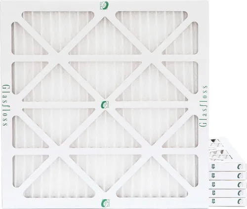 Vista 9 de Glasfloss ZL 8x8x1 MERV 10 (FPR 5-6) Filtros de aire para caldera/aire acondicionado. (Caja de 6). Tamaño real: 8 x 8 x 7/8