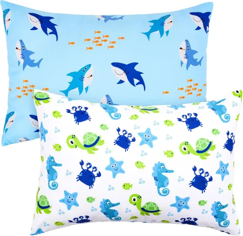 Vista 17 de UOMNY Fundas de almohada para niñas pequeñas 13X18 12x16 14x19 Funda de almohada para bebé con mariposa, paquete de 2, fundas de almohada pequeñas