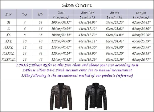 Vista 5 de POLNHDLT Chaqueta de piel sintética para hombre, chaqueta bomber sintética para hombre, solapa asimétrica con cremallera, abrigo de motociclista