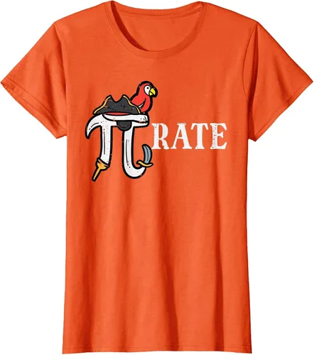 Vista 53 de Pirate Pi Funny Math Pie Halloween Disfraz Maestro Hombres Mujeres Camiseta Asphalt Grey