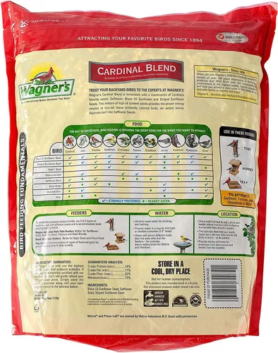 Vista 2 de Wagner's 62032 Cardinal Blend - Alimento para pájaros silvestres, bolsa de 6 libras, paquete de 2