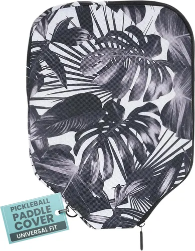Vista 7 de Palms-O-Aces Pickleball Paddle Cover Canvas Padded Pickleball Paddles Sleeve with Zipper Lightweight Protective Paddle Case for Standard Paddles