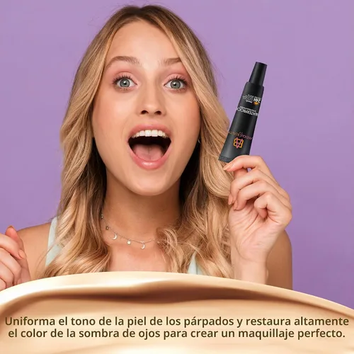Vista 6 de Base de sombra de ojos impermeable para párpados grasos – Base de imprimación de ojos a prueba de manchas de larga duración 24 horas para todos
