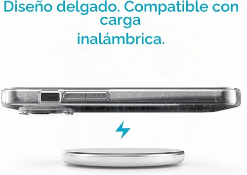 Vista 8 de Speck Funda transparente para iPhone 14 y iPhone 13 – Protección contra caídas, resistente a los arañazos y a prueba de amarilleo, funda de doble