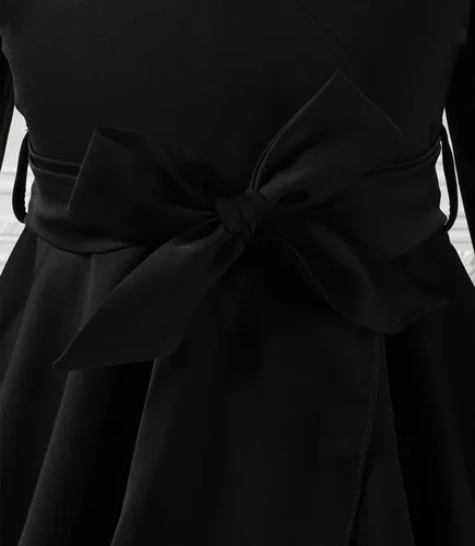 Vista 4 de Vestido elegante de manga larga para niñas con cremallera 4-13 años