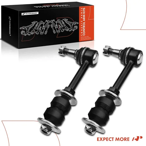 Vista 9 de A-Premium 2 x Enlace de Barra Antivuelco Delantera, Enlace de Barra Estabilizadora, Compatible con Dodge Ram 1500 2000-2001, Ram 2500 2000-2002, Ram
