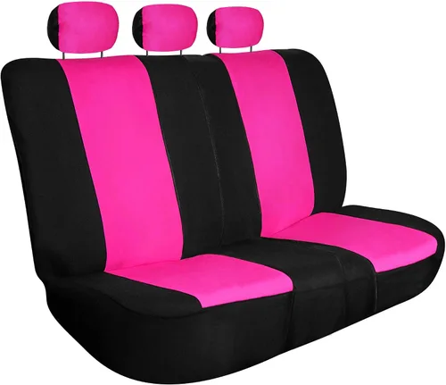 Vista 30 de FH Group Tres filas de 7 plazas, fundas de asiento modernistas de alta calidad, se adaptan a la mayoría de automóviles, camiones, SUV y camionetas