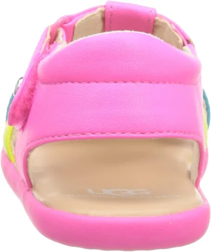 Vista 3 de UGG Sandalia Baby Kolding, Arco iris rosado, 4-5 Infant