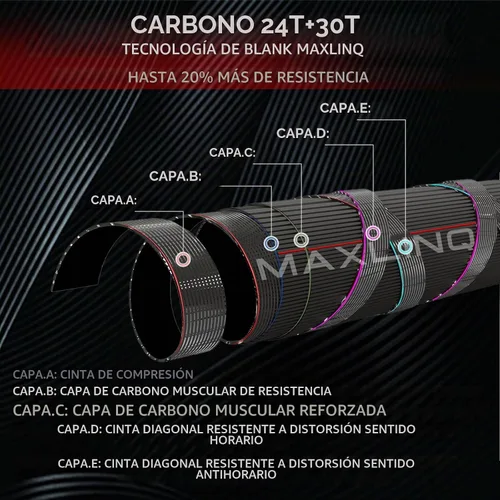 Vista 2 de M MAXIMUMCATCH Maxcatch Extreme - Caña de pescar con mosca de grafito extremo, 4 piezas, 9 pies con carbono IM6 en blanco, guías cromadas duro