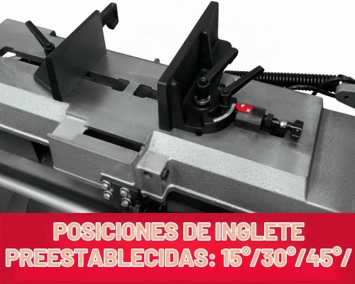 Vista 5 de JET - Sierra de cinta de metal horizontal/vertical de lujo de 7 x 12 pulgadas, tornillo de banco de bloqueo rápido