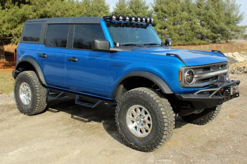 Vista 4 de Magnum RT Gen 2 Drop Steps - Estribos negros compatibles con Bronco 2021-2026 de 4 puertas