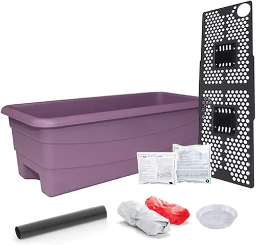 Vista 8 de EarthBox 80653 Junior Garden Kit, Orgánico, Chocolate