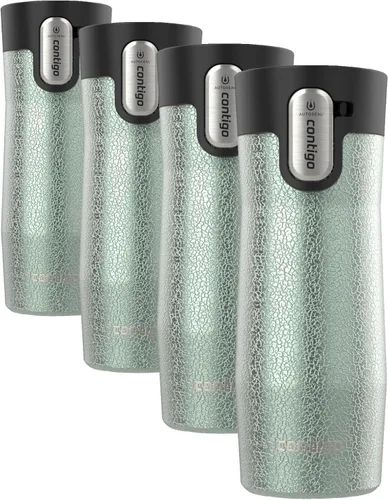 Vista 31 de Contigo AUTOSEAL West Loop - Taza de viaje de acero inoxidable aislada al vacío con tapa fácil de limpiar, 12 onzas, arándano Azul (Arándano)