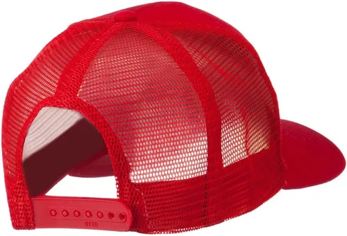 Vista 9 de e4Hats.com Gorra de malla de sarga parcheada con bandera del estado de California
