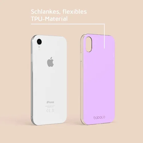 Vista 3 de ERT GROUP Babaco - Carcasa para iPhone XR de Apple, diseño clásico 006, adaptado de forma óptima a la forma del teléfono móvil, hecha de TPU