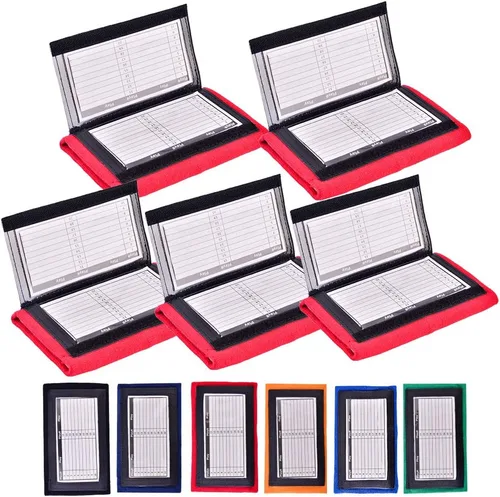 Vista 6 de Paquete de 5 pulseras para entrenador de muñeca (jóvenes o adultos) con ventanas triples, ideal para aparejos, toque, bandera de fútbol
