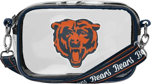 Vista 18 de FOCO NFL Womens NFL Team Logo Stripe Clear Crossbody Bag