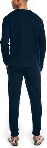 Vista 2 de Nautica Conjunto de pantalón de pijama Waffle para hombre