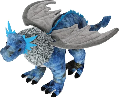 Vista 12 de AULUDA Peluche de Plesiosaurus, dinosaurio de peluche para lanzar, muñeco de almohada de peluche suave y amigable azul, cojín para abrazar - Regalo