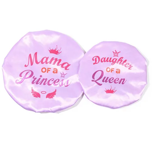 Vista 11 de Juego de capó para bebé, gorro para dormir, gorro para el pelo del bebé, para mujeres, niñas, niños, rizado, reversible, ajustable, color rosa Corona