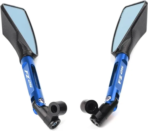 Vista 13 de Accesorios para Yamaha FZ25 FZ-25 Accesorios universales de motocicleta CNC Aluminio Vista trasera 0.315 in 0.394 in Espejo retrovisor lateral