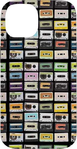 Vista 4 de Cassette Tapes Nostalgic Mixtape Music Graphic Case for iPhone 17