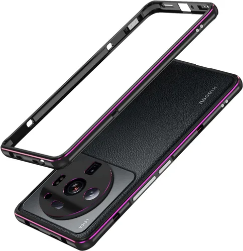 Vista 11 de DAYJOY Funda de metal de doble color compatible con Xiaomi Mi 12S Ultra, marco de parachoques de aleación de aluminio de lujo premium a prueba