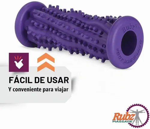 Vista 3 de Due North Foot Rubz - Rodillo de masaje de pies, 0.4 libras, multicolor (DNFM1)