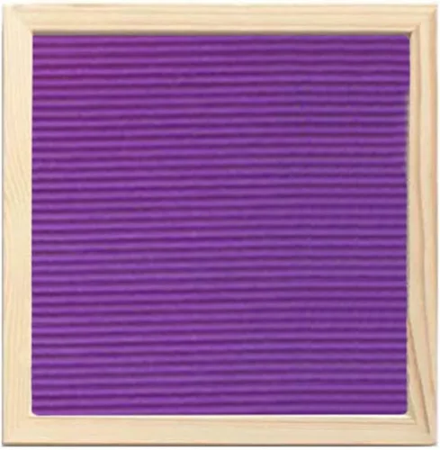 Vista 13 de Tablero de mensajes de madera, tablero de letras de fieltro, panel de mensajes de 10 x 10 pulgadas con 170 calcomanías de letras, para decoración