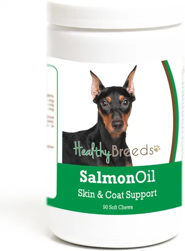 Vista 409 de Healthy Breeds Affenpinscher - Masticables suaves de aceite de salmón, 90