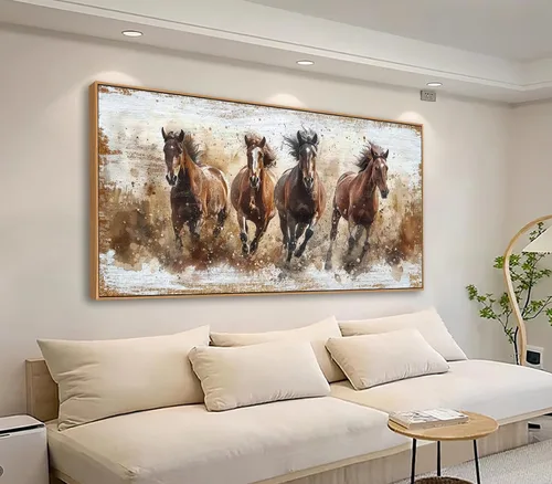 Vista 10 de tigeridge Arte de pared de abedul enmarcado, lienzo de bosque de abedul floreciente, imágenes de paisaje natural, decoración de pared de madera