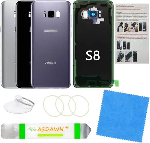 Vista 92 de Para Galaxy Note 8 SM-N950 All Carriers Reemplazo de cristal del panel Cinta preinstalada + lente de cámara preinstalada + kit de herramientas