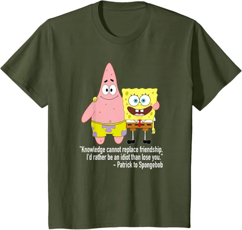Vista 14 de Mademark x SpongeBob SquarePants - Patrick & SpongeBob - Camiseta de la amistad Asfalto