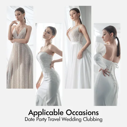 Vista 6 de VCNBRA Adhesive Bra Strapless Sticky Push up Reusable Invisible Bra for Backless Dress