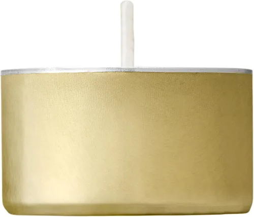 Vista 5 de BOLSIUS Velas doradas de té – 100 unidades, velas de té de larga duración sin perfume con mechas de algodón y 8 horas de combustión – Velas de té