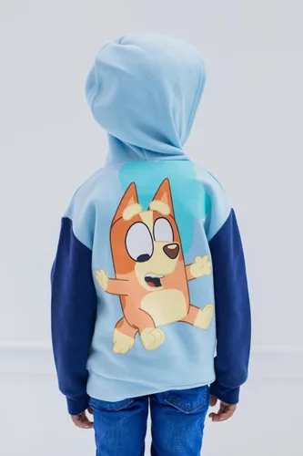 Vista 6 de Bluey Sudadera con capucha de forro polar de bingo para niños pequeños