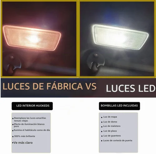 Vista 2 de 12 piezas Luces LED Interiores Silverado de Repuesto para Chevy Silverado 1999 2000 2001 2002 2003 2004 2005 2006 Paquete de Bombillas LED
