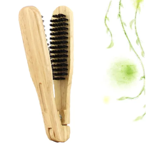 Vista 7 de 2 peines alisadores de cabello para mujer, pinza para el cabello, cepillo para enderezar el cabello, cepillo para enderezar el cabello, peine