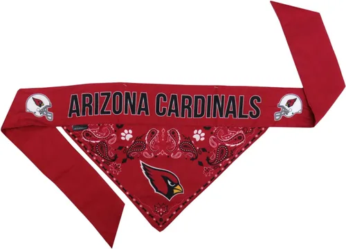 Vista 4 de Bandana de la NFL Team Dog, Rojo, S Arizona Cardinals