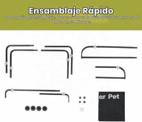 Vista 6 de Gardner Pet Cama elevada para perros de tamaño mediano, cama elevada para exteriores, impermeable, portátil, refrigerante, para mascotas, con Negro