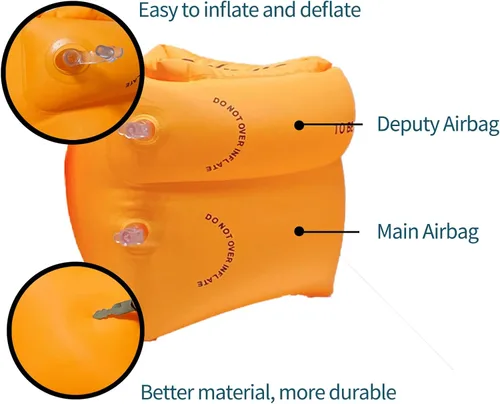 Vista 3 de Arm Floaties for Adults,Toddler Floatie for Pool,Inflatable Floatie Swim Arm Bands Floaties for Kids and Children
